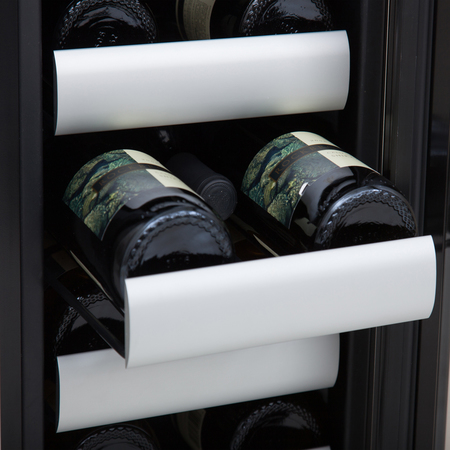 Whynter Seamless Stainless Steel Door Dual Zone Built-in Wine Refrigerator BWR-401DS
